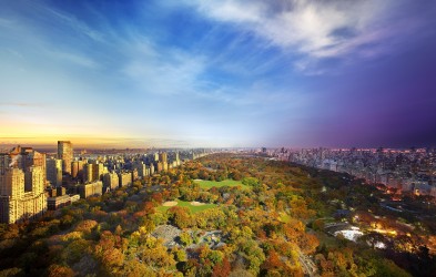 Central Park view from Essex House, NYC
