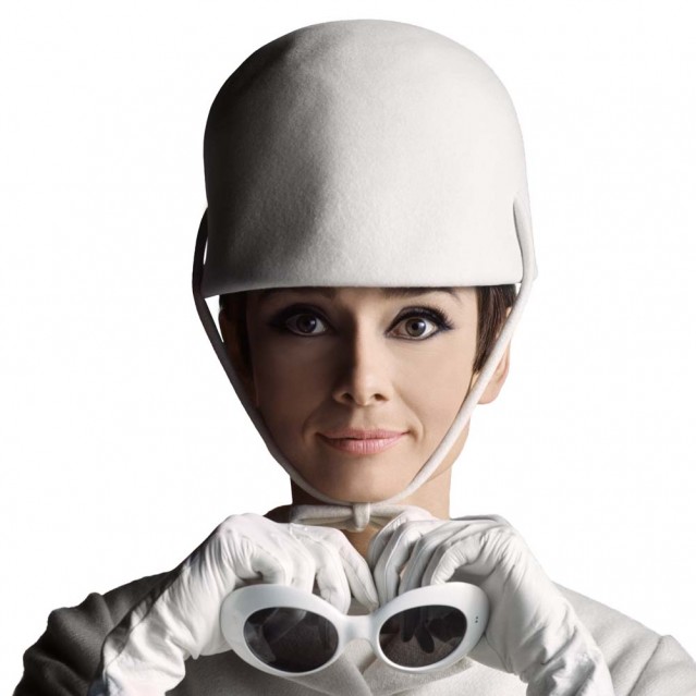 Audrey Hepburn, Glasses and Hat - Douglas KIRKLAND