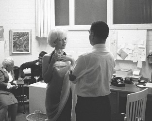 Marilyn Monroe and journalist Jack Hamilton, 1961