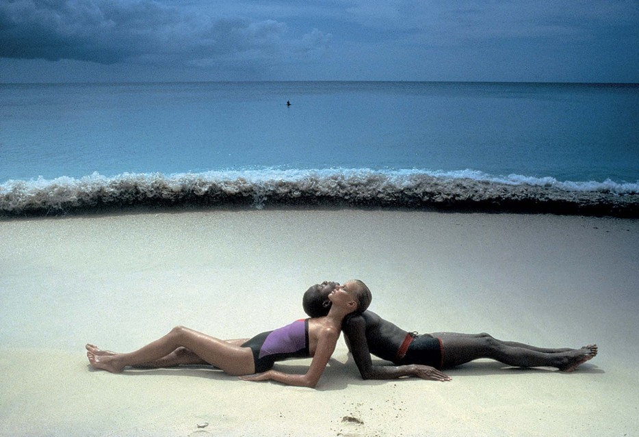 Couple sur la plage - Barbades - 1984 - Jean-Daniel LORIEUX