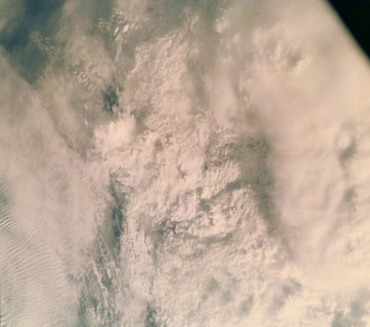 Mercury-Atlas 9, Clouds over India - Mercury