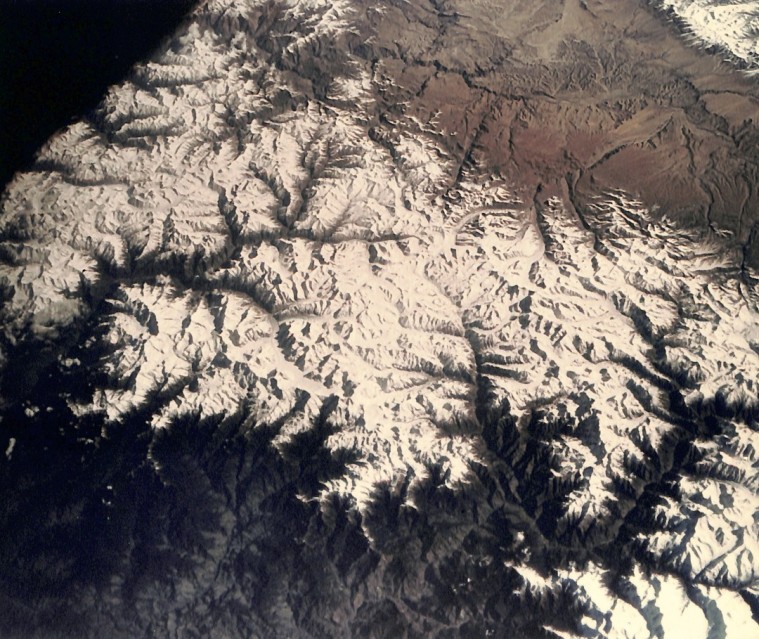 Mercury-Atlas 9, Himalayas in the India-Nepal-Tibet border area - 1 - Mercury