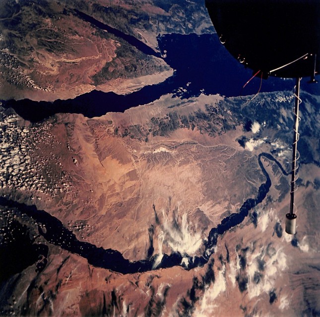 Gemini 12, Egypte, Vallée du Nil, Sinai, Mer Rouge, Arabie Saoudite - NASA