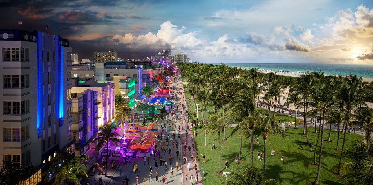 South Beach, Miami, Florida, 2020 - Stephen WILKES