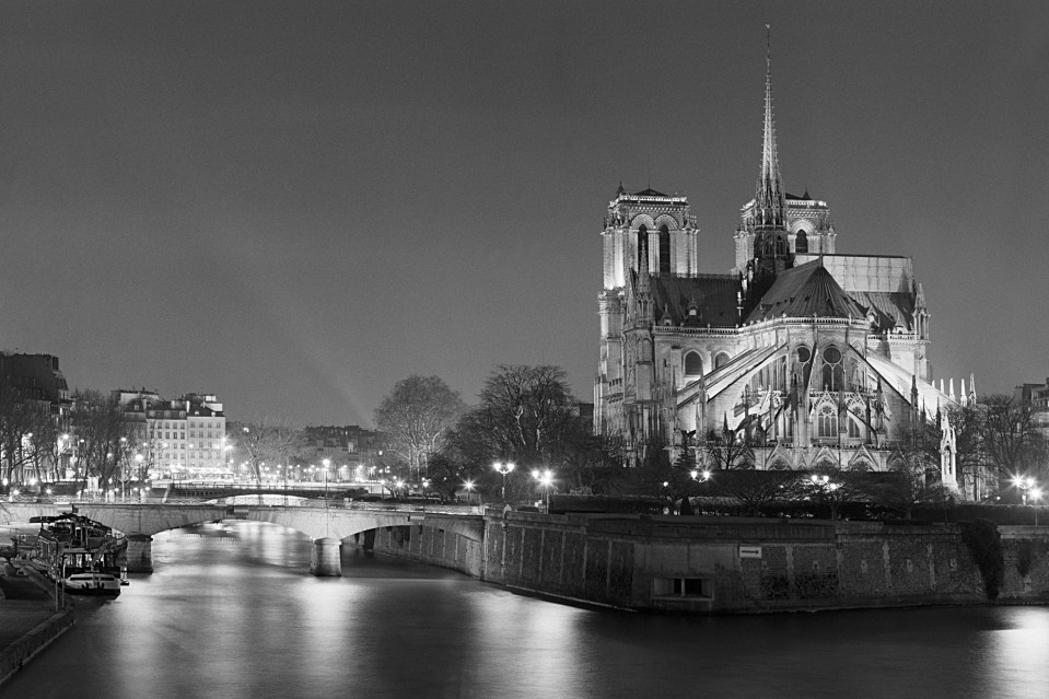 Pont de l'Archevêché - Paris by night - Gary ZUERCHER