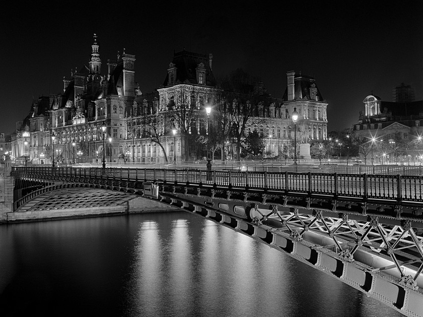 Pont d'Arcole - Paris by night - Gary ZUERCHER