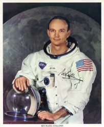 Apollo 11, Michael Collins, Official Portrait in Space Suit