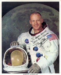 Apollo 11, Buzz Aldrin, Official Portrait in Space Suit