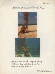Sketch of “Underwater Reading” Piece, 1977