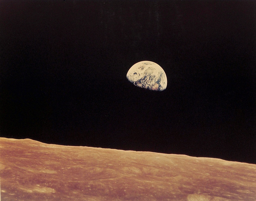 Apollo 8 - First Earthrise - 1968