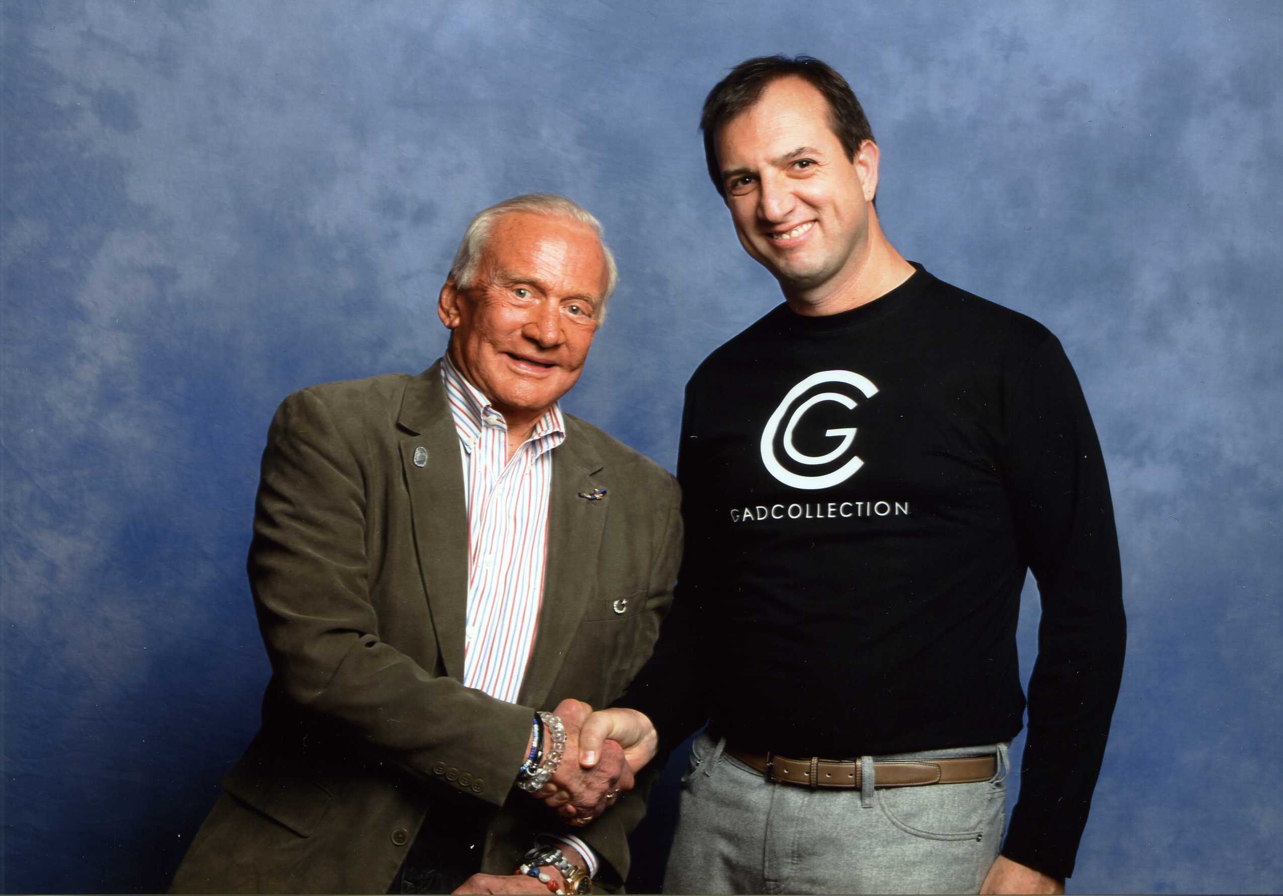 Meeting between Buzz Aldrin and Gad Edery